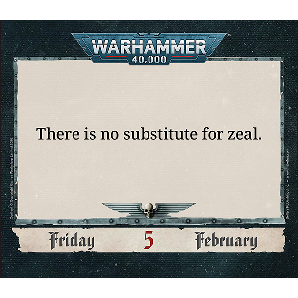 Warhammer 40,000™ 2027 Boxed Daily Calendar - Image 3