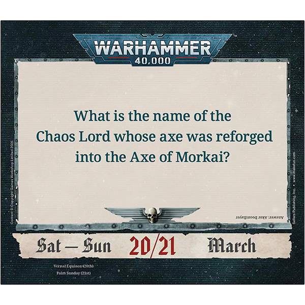 Warhammer 40,000™ 2027 Boxed Daily Calendar - Image 4