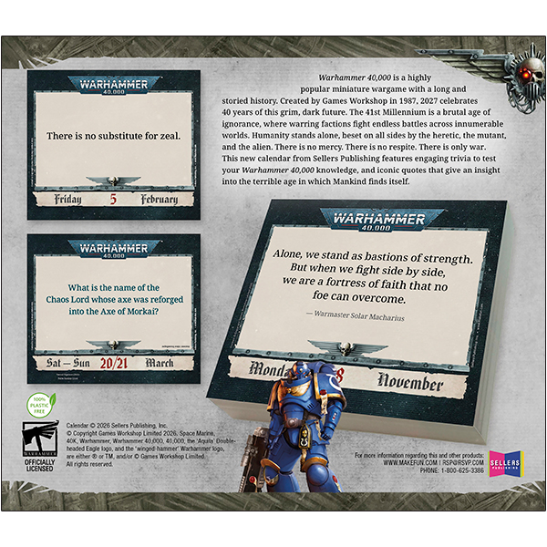 Warhammer 40,000™ 2027 Boxed Daily Calendar - Image 2