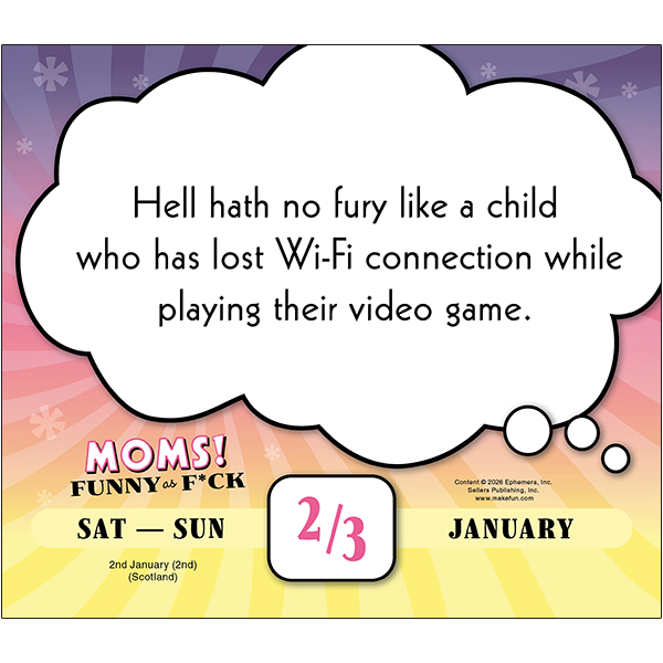 Moms! Funny as F*ck 2027 Boxed Daily Calendar - Image 4