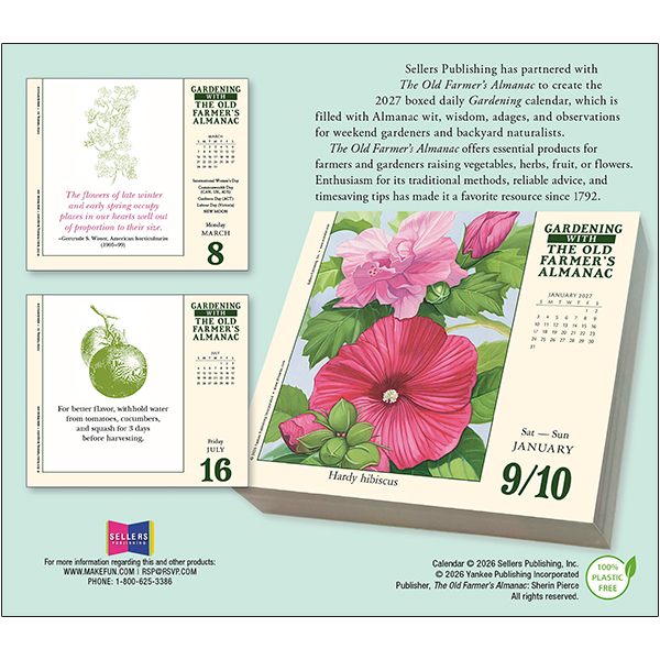 The Old Farmer's Almanac - Gardening 2027 Daily Calendar - Image 2