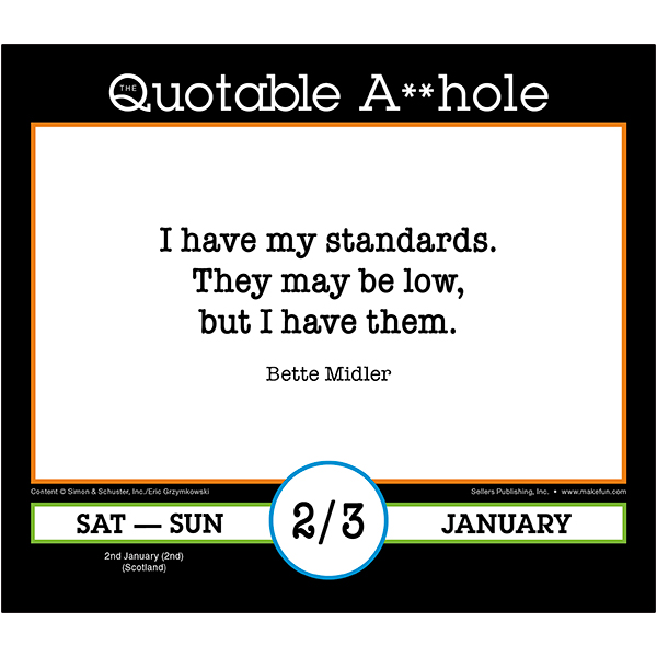 Quotable A**hole 2027 Daily Calendar - Image 4