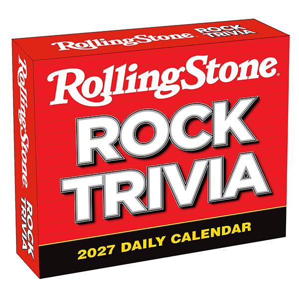 Rolling Stone® Rock Trivia 2027 Daily Calendar
