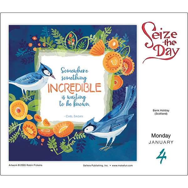 Seize the Day 2027 Daily Calendar - Image 3
