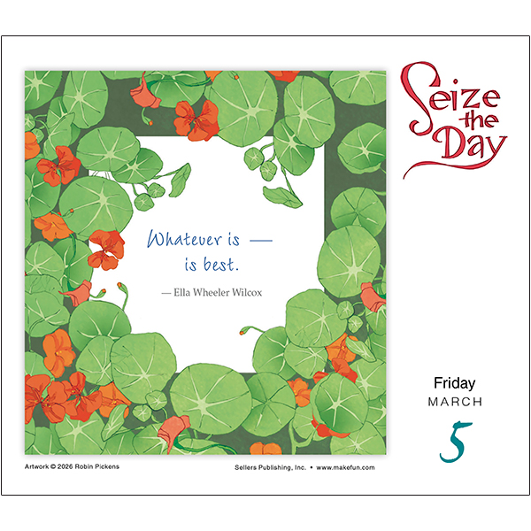 Seize the Day 2027 Daily Calendar - Image 4