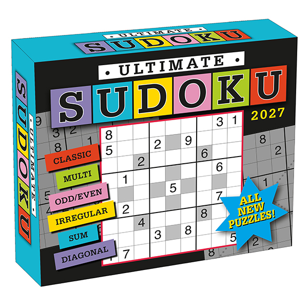 Ultimate Sudoku 2027 Daily Calendar