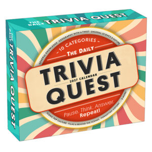 The Daily Trivia Quest 2027 Boxed Daily Calendar