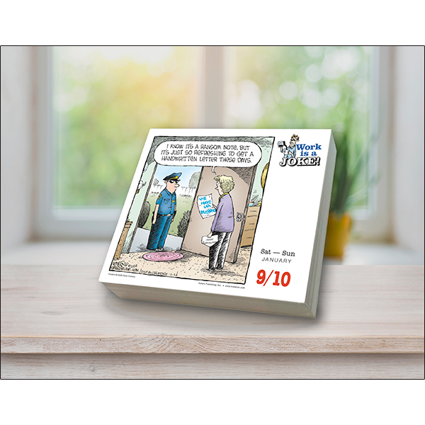 Work is a Joke! 2027 Boxed Daily Calendar - Image 5